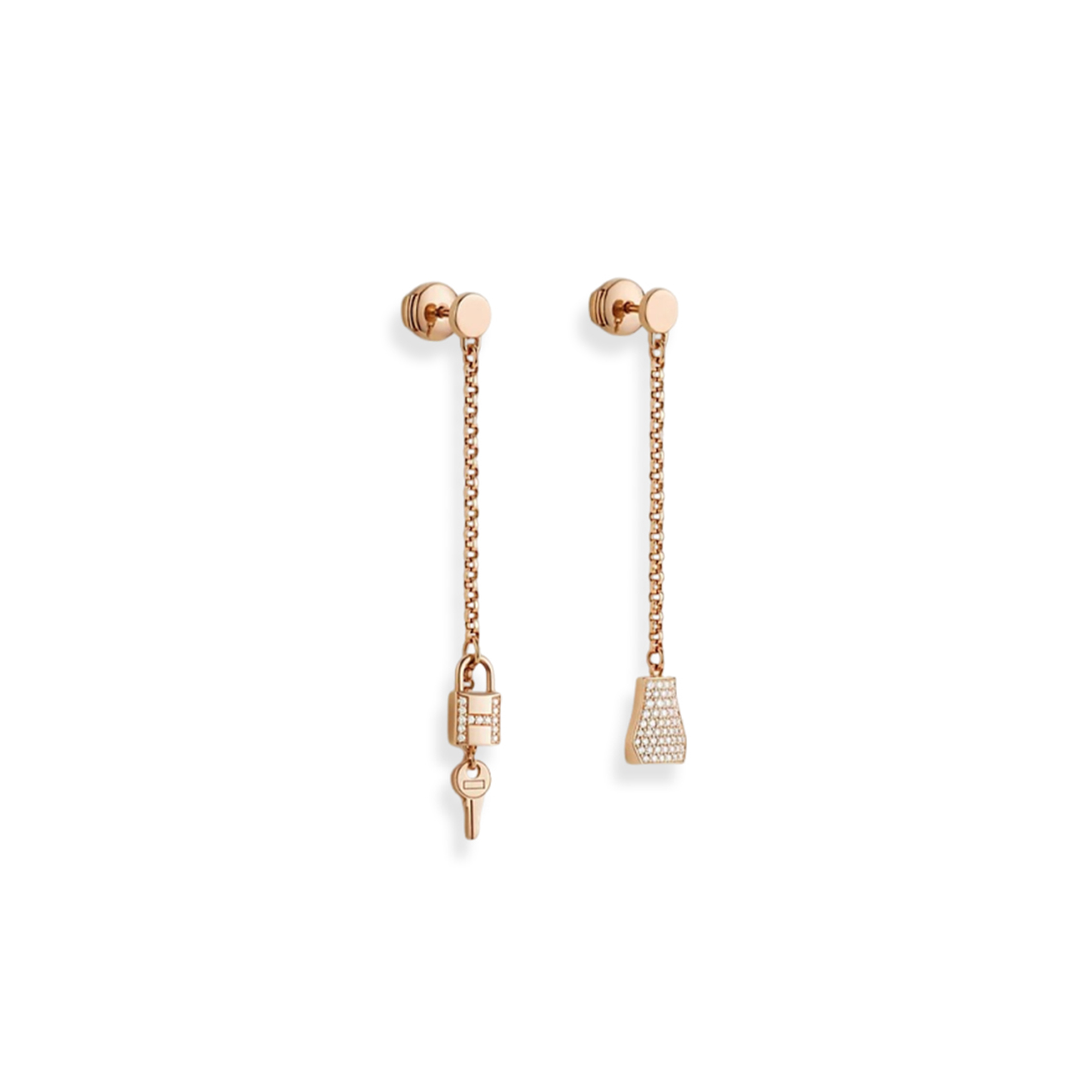 HERMES KELLY CLOCHETTE EARRINGS H220550BV00 HERMES KELLY CLOCHETTE EARRINGS H220550BV00